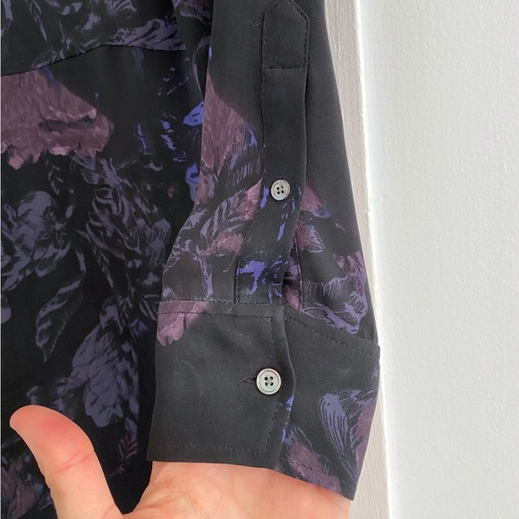 Wilfred silk button up floral dress - Picture 2 of 11